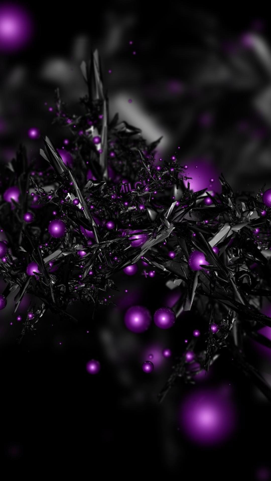 Purple Black Wallpapers Wallpaper Cave