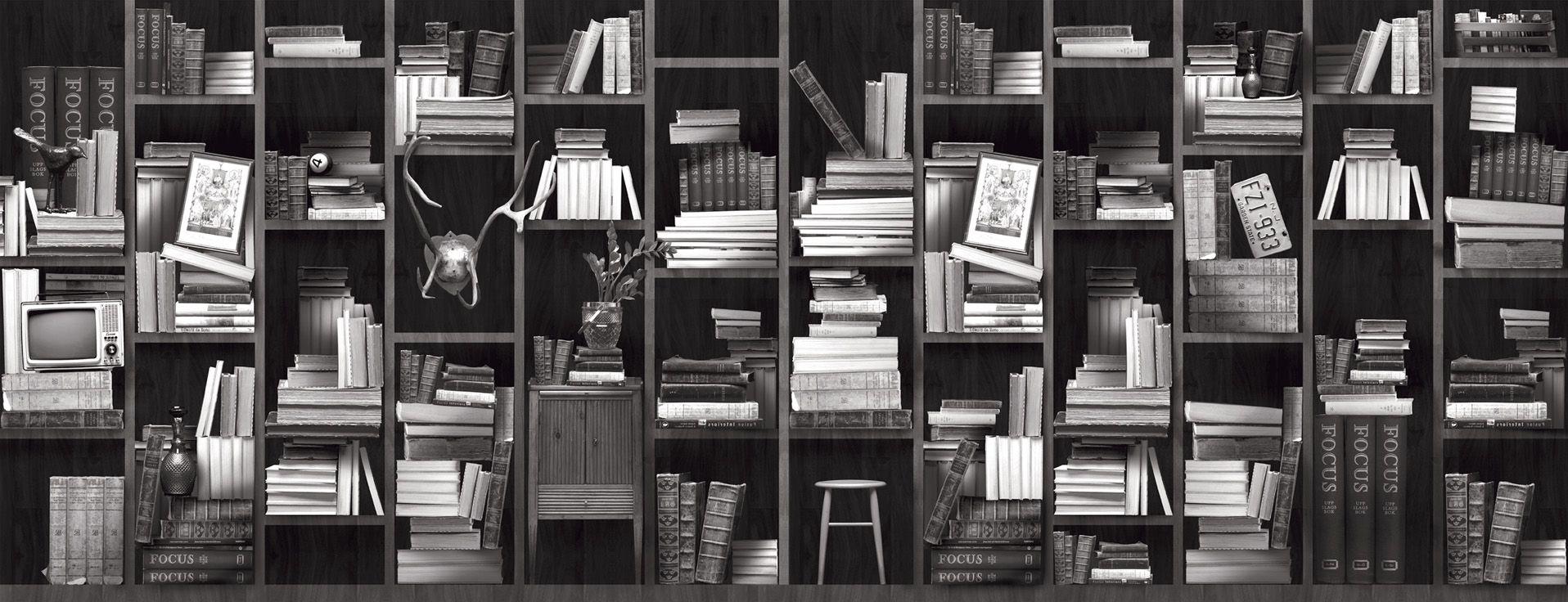 Bookcase Wallpapers Wallpaper Cave