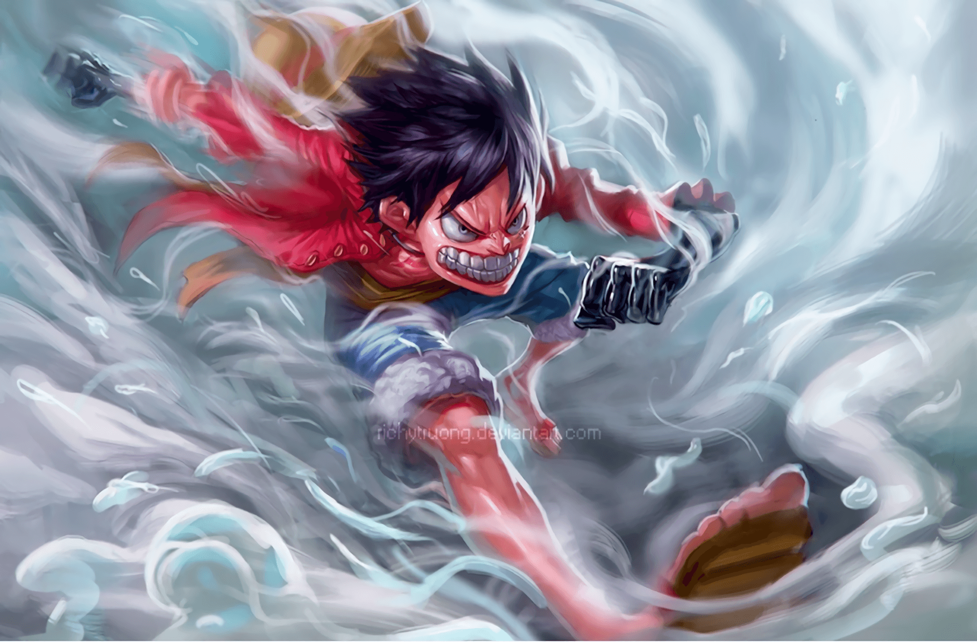 Wallpapers One Piece Luffy Haki Wallpaper Cave