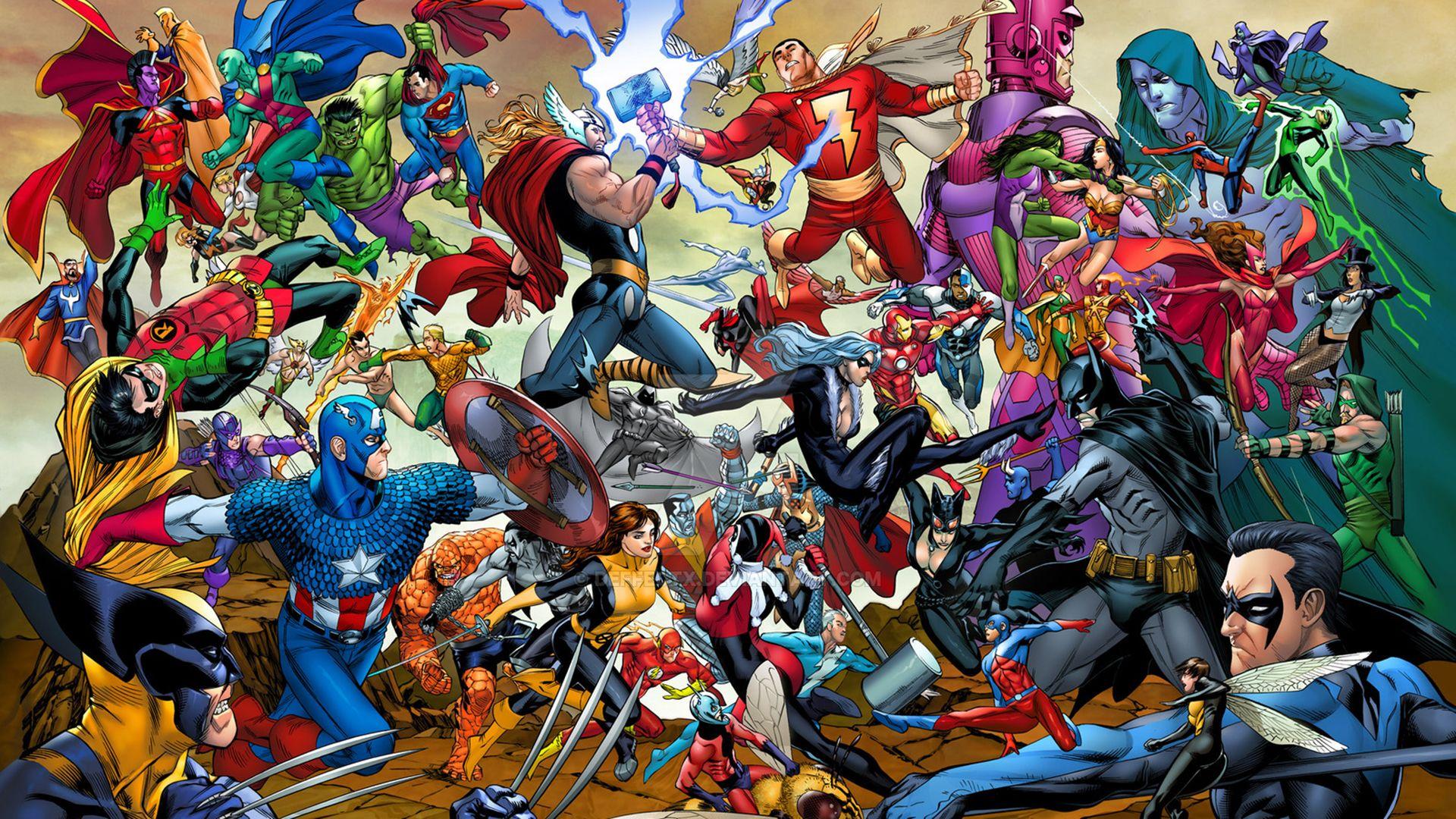 Marvel Vs Dc Wallpapers HD Wallpaper Cave