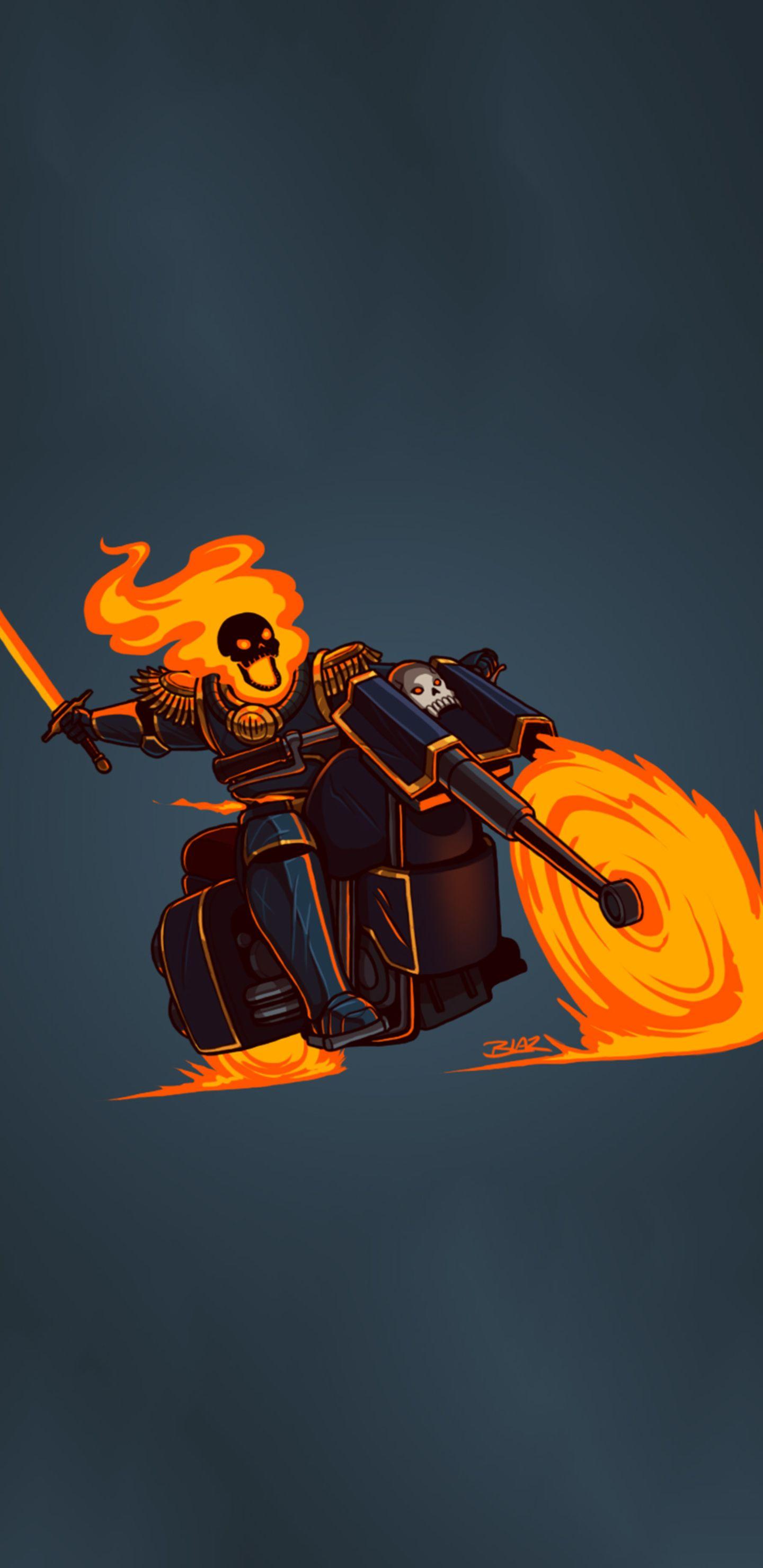 Blue Ghost Rider Wallpapers HD Wallpaper Cave