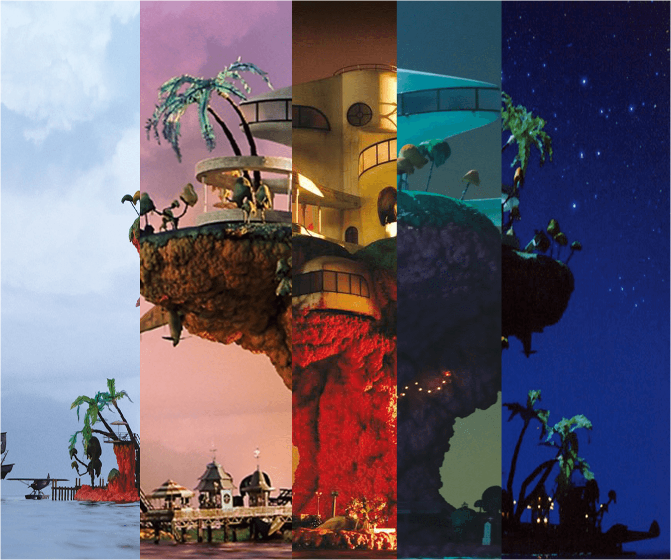 Gorillaz plastic beach zip kumog