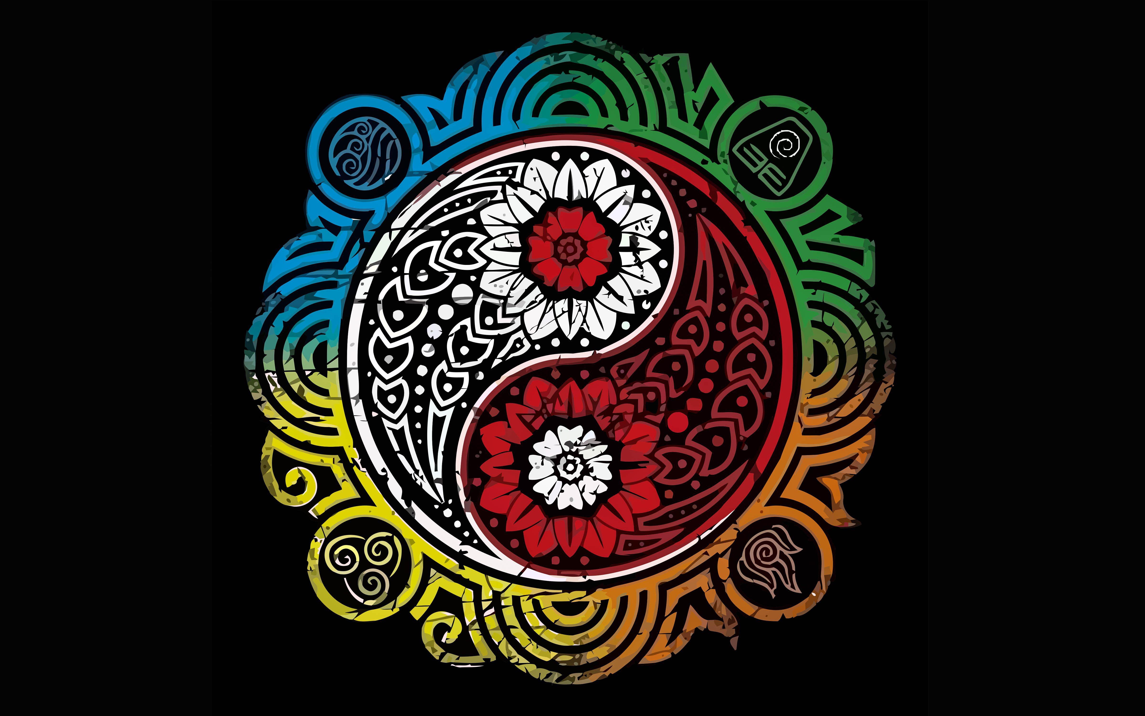 Awesome Yin Yang Wallpapers Wallpaper Cave