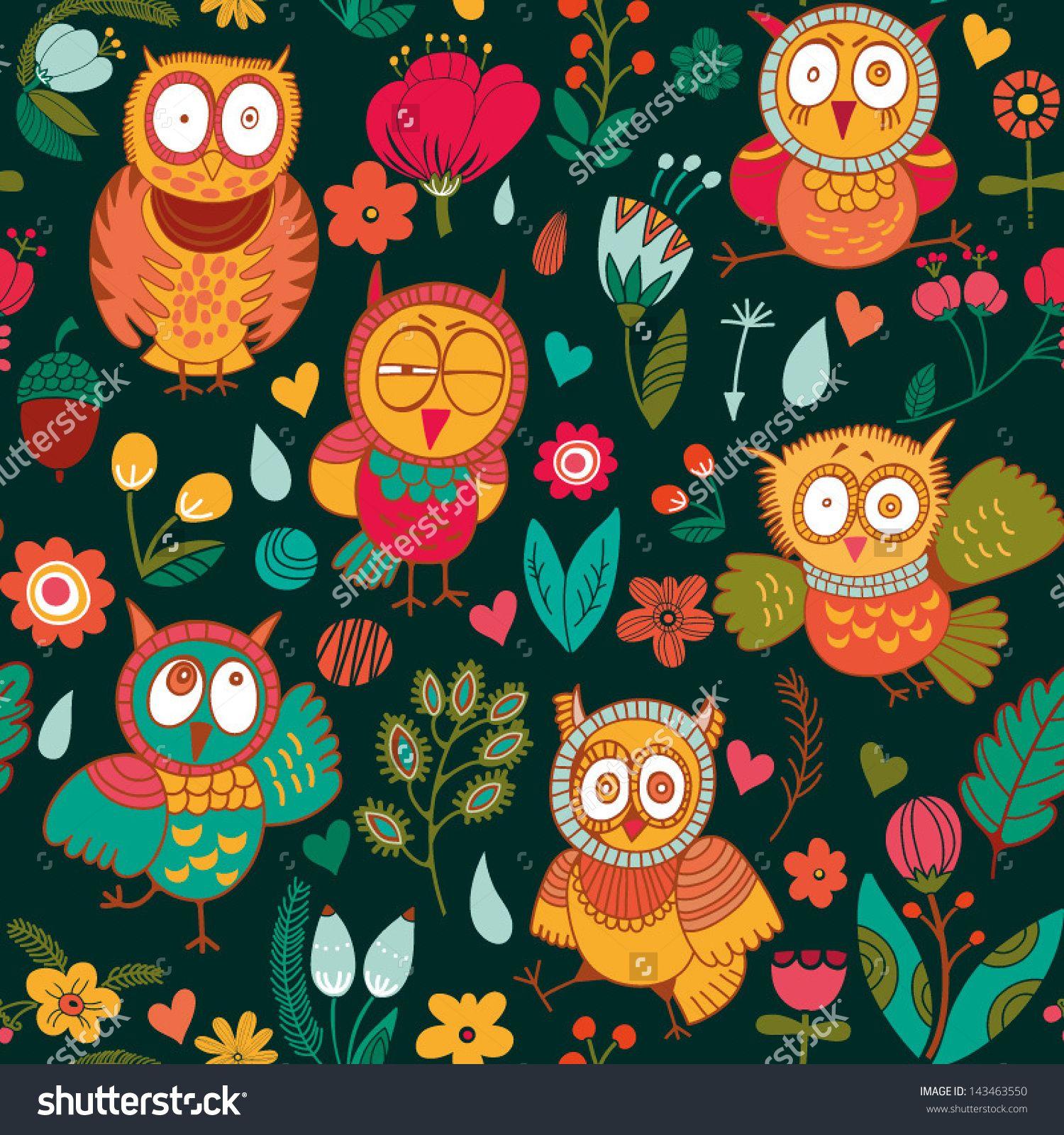 Wallpapers Owl Cartoon Wallpaper Cave