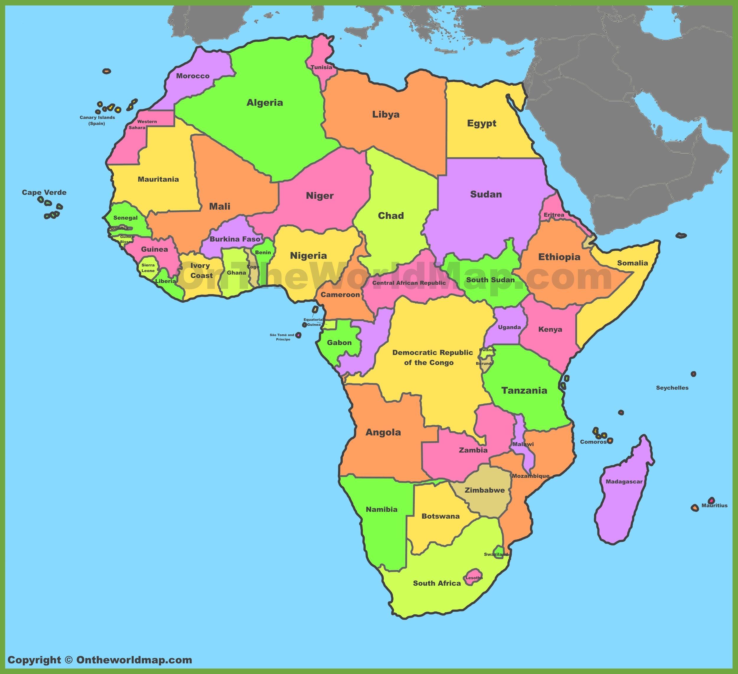 Map Of Africa Wallpapers Wallpaper Cave