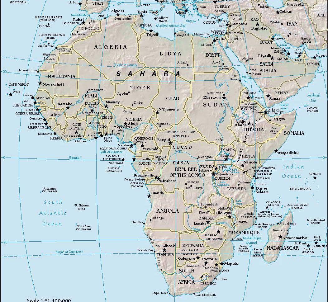 Map Of Africa Wallpapers Wallpaper Cave