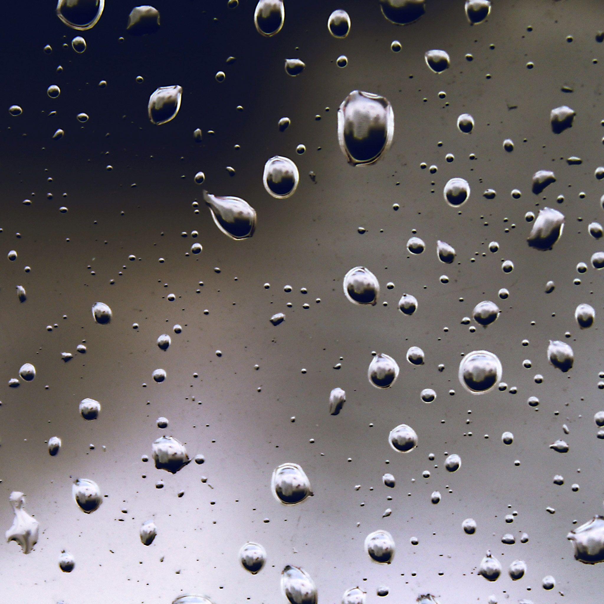 Apple Raindrops Wallpaper