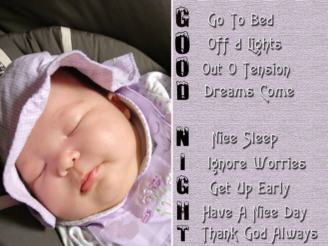 Good Night Wallpapers Baby Wallpaper Cave