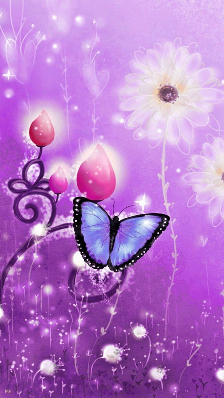 Cute Butterfly Wallpapers For Mobile Phones Wallpaper Cave