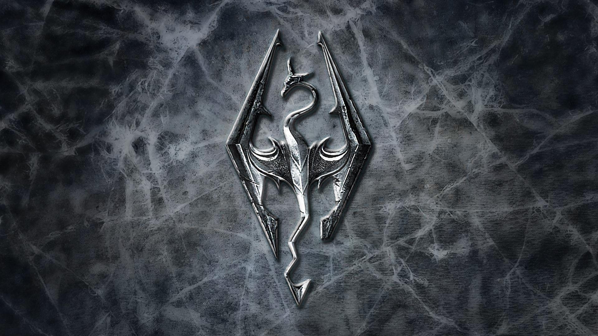 Skyrim Logo Wallpapers Wallpaper Cave
