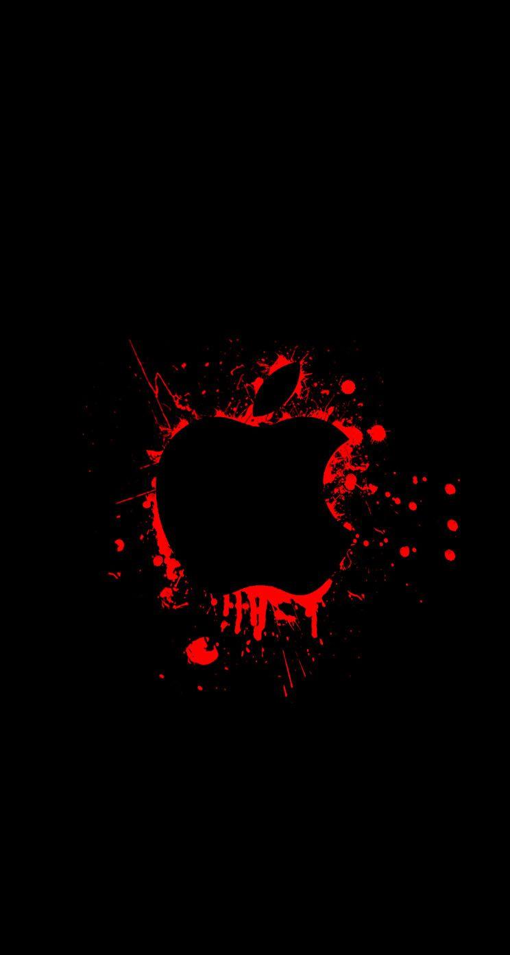 Red And Black Apple Wallpaper