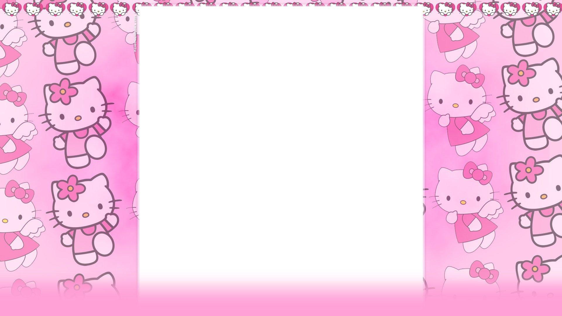 Wallpapers Hello Kitty Hitam Pink Wallpaper Cave