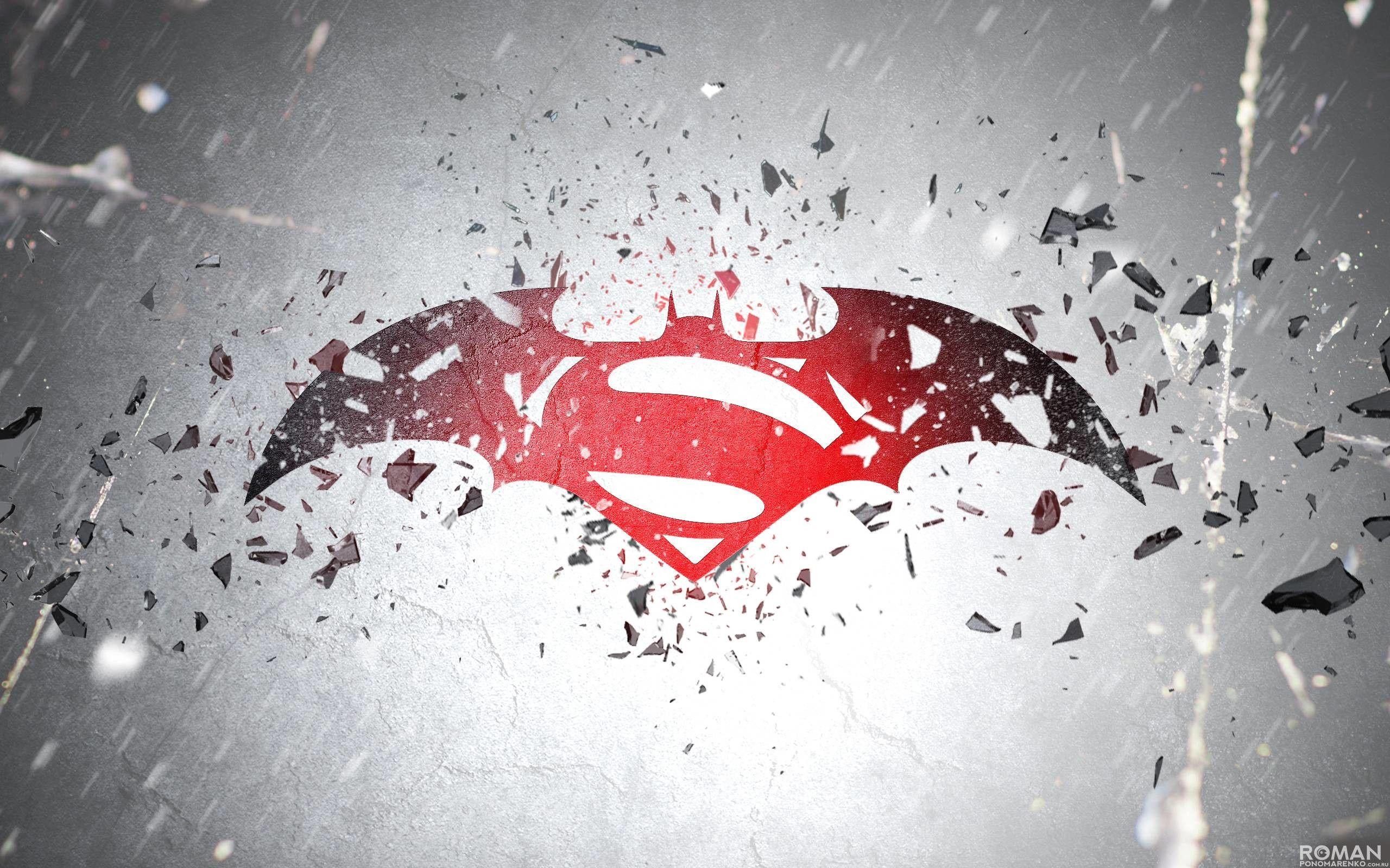 Batman Superman Logo Wallpapers Wallpaper Cave