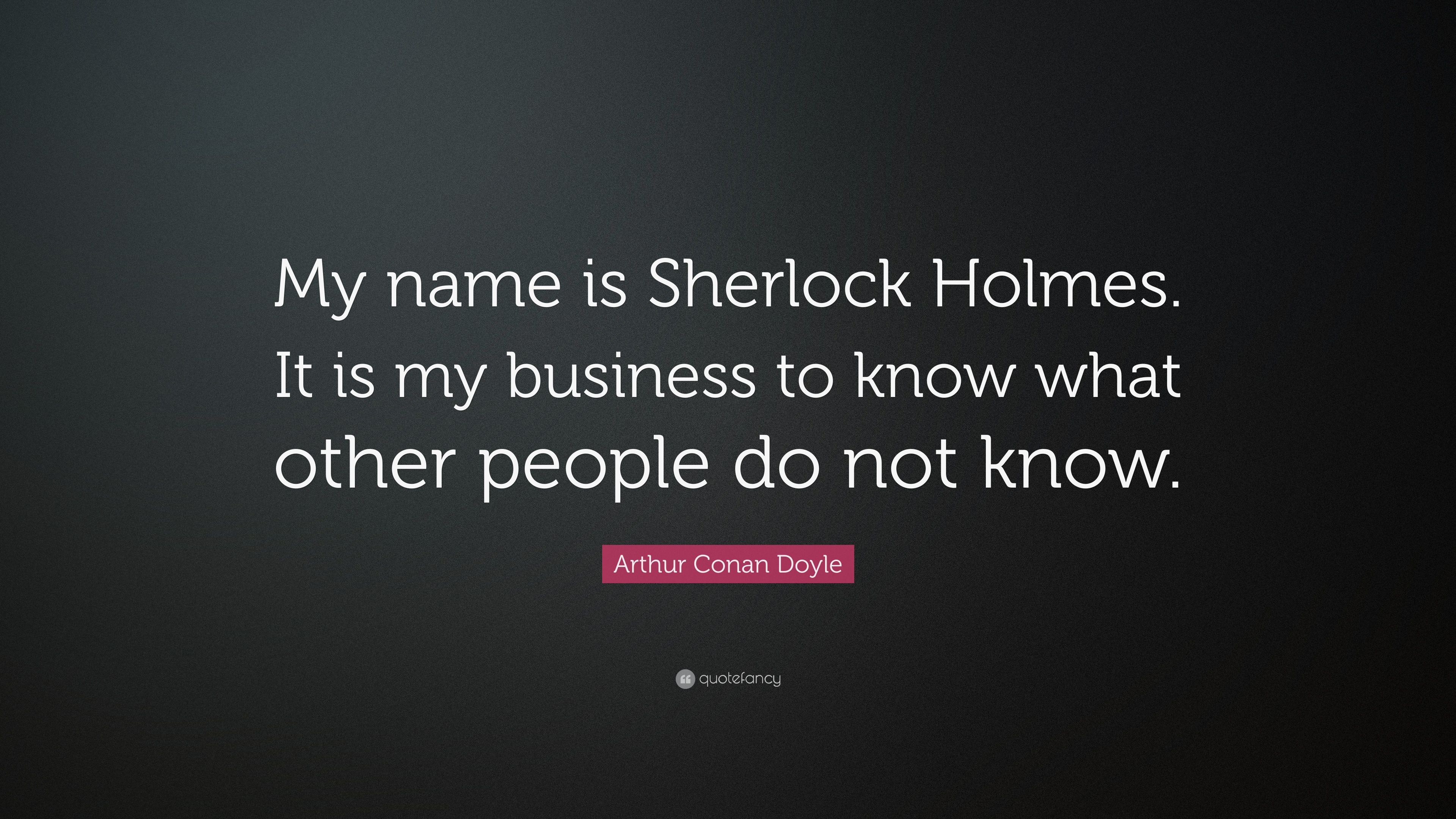Sherlock Holmes Quotes Wallpapers Wallpaper Cave