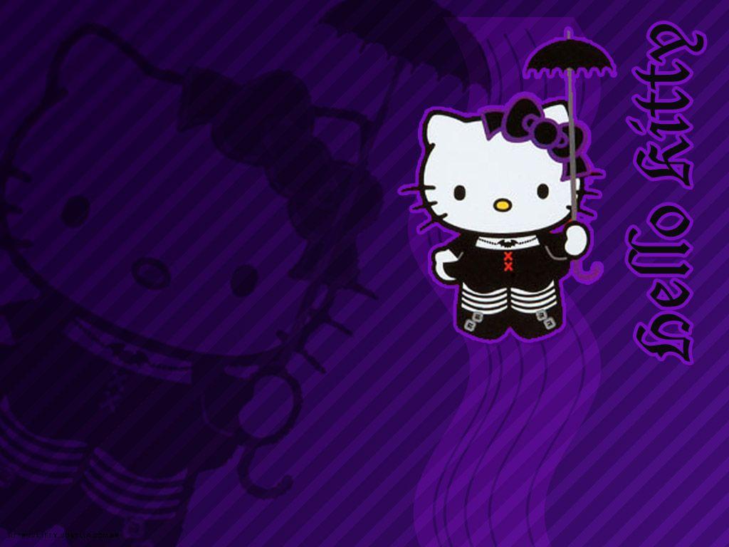 Hello Kitty Wallpapers Ungu Terbaru Wallpaper Cave