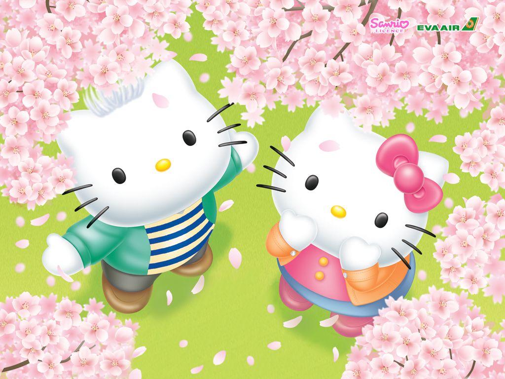Hello Kitty Wallpapers Ungu Terbaru Wallpaper Cave