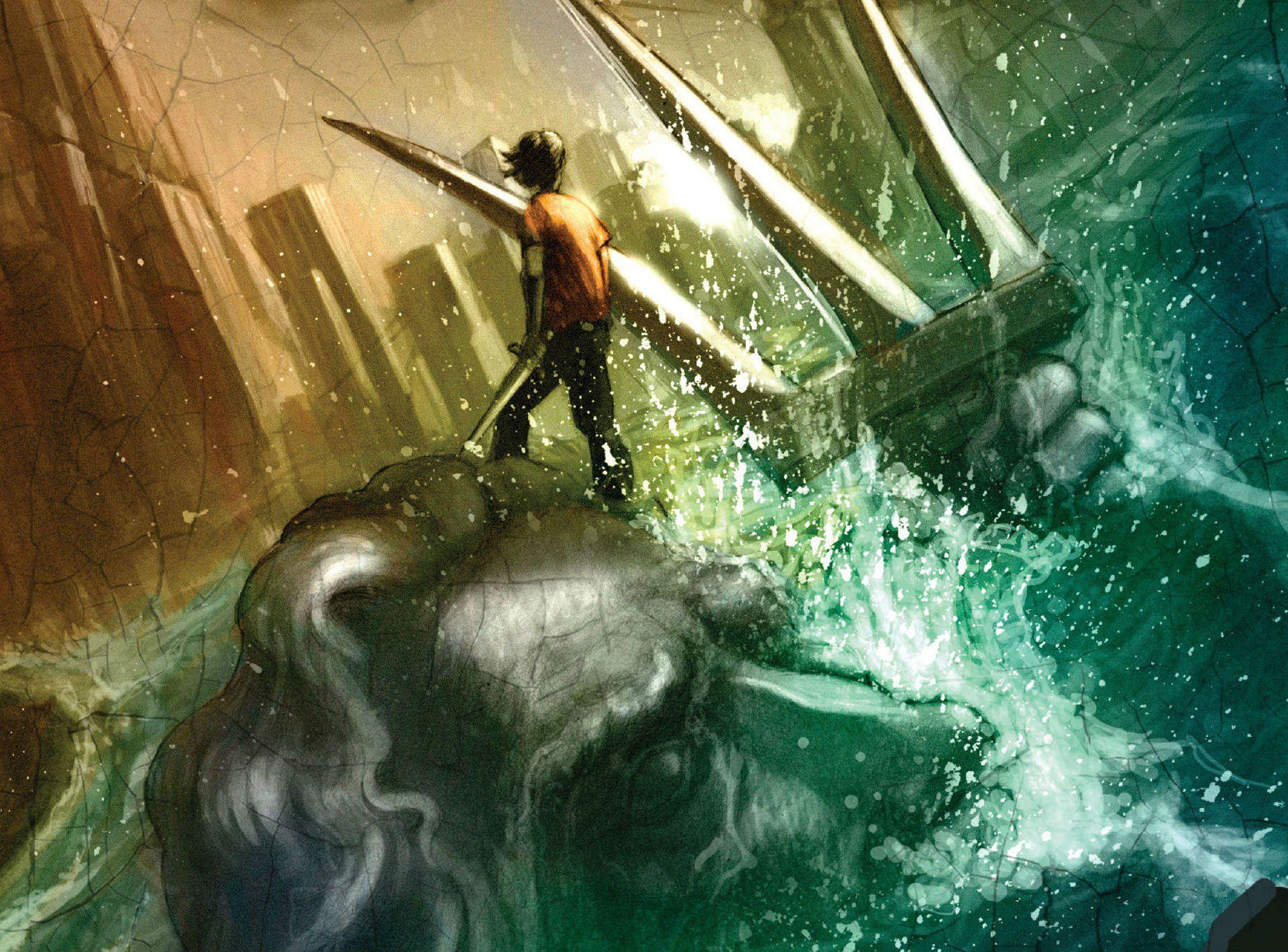 Percy Jackson Books Wallpapers Wallpaper Cave
