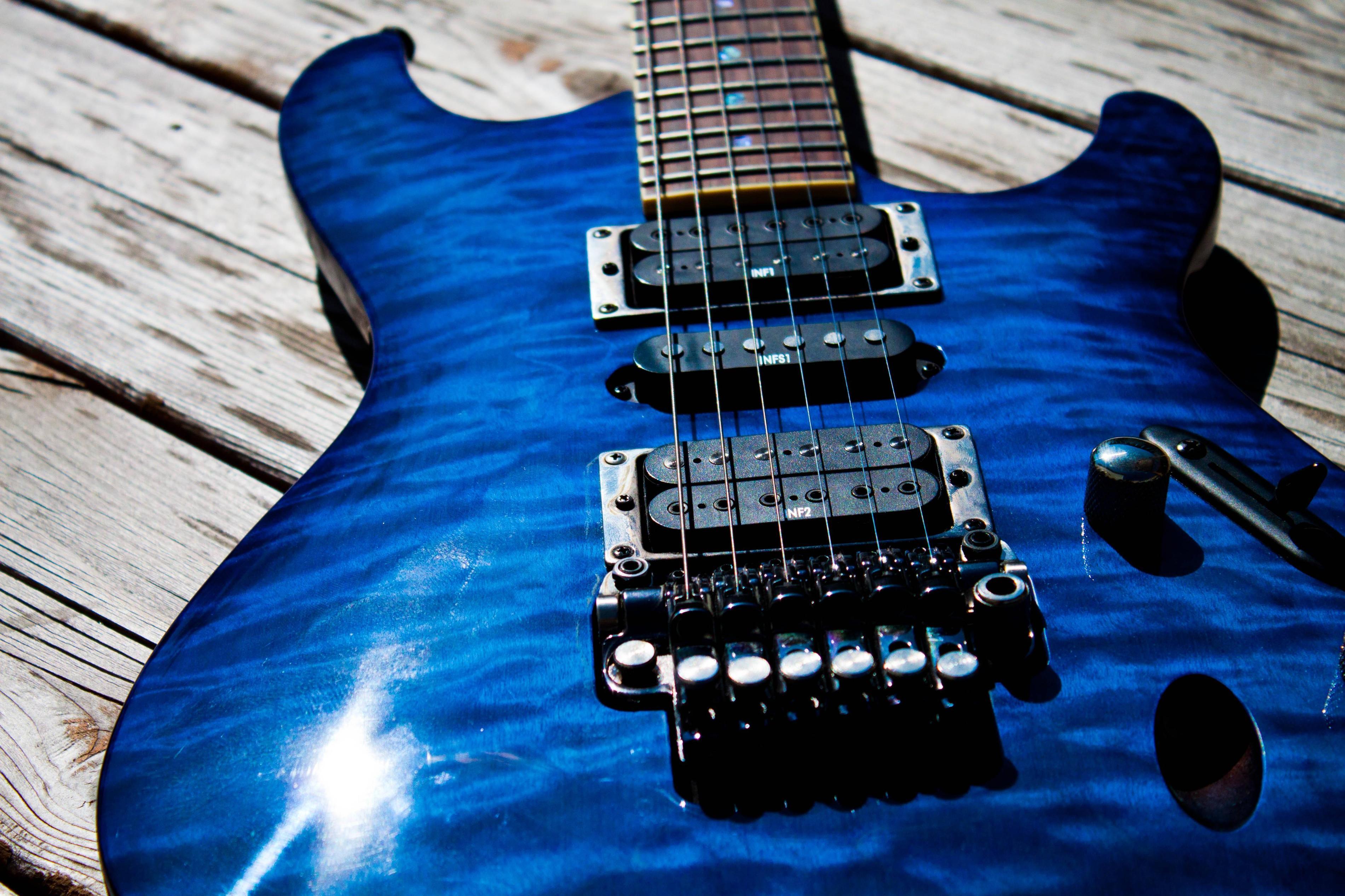 Blue Guitar Wallpaper For Facebook Cover