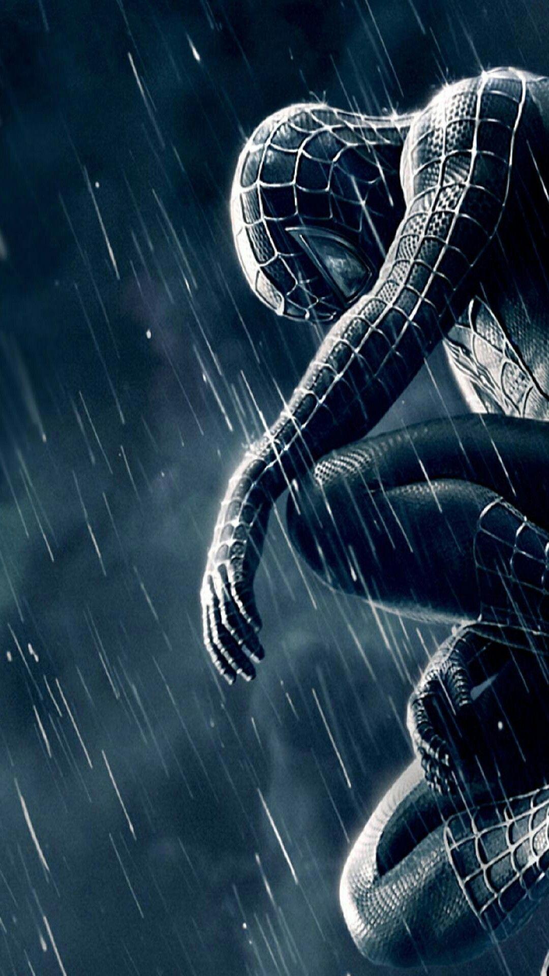 Black Spiderman Iphone Wallpapers Wallpaper Cave