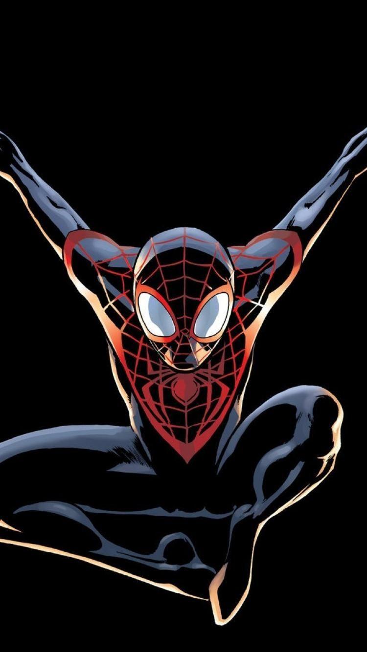 Black Spiderman Iphone Wallpapers Wallpaper Cave
