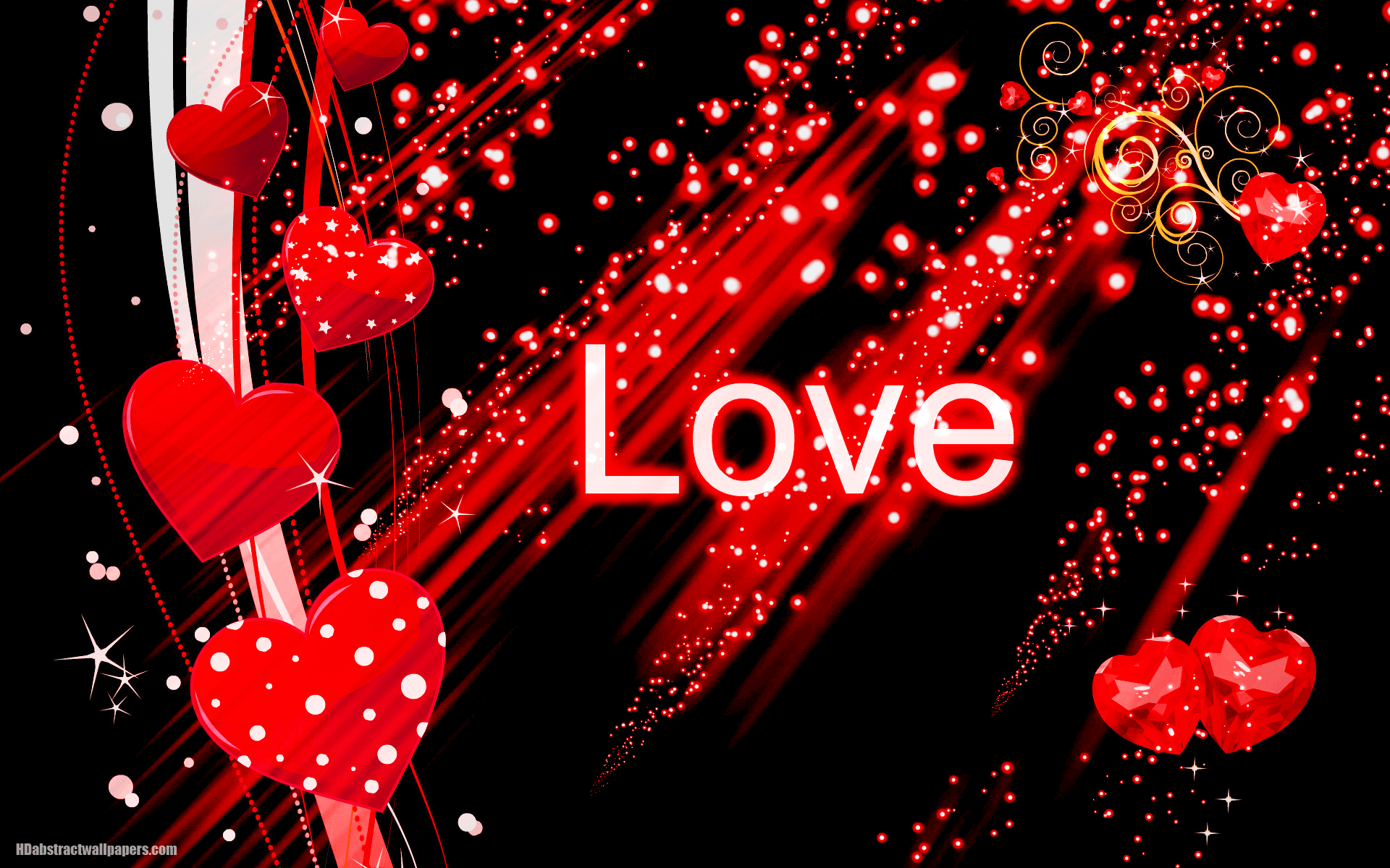 Black And Red Love Background Wallpaper