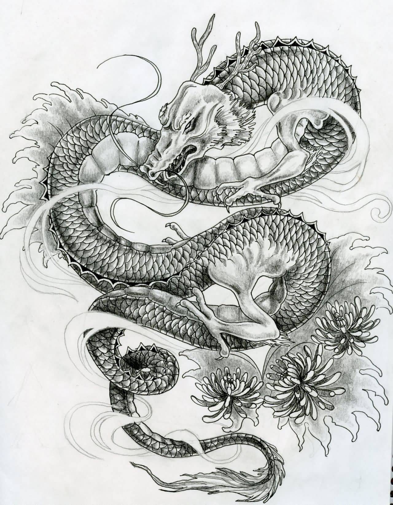 Japanese Dragon Tattoo Wallpapers Wallpaper Cave