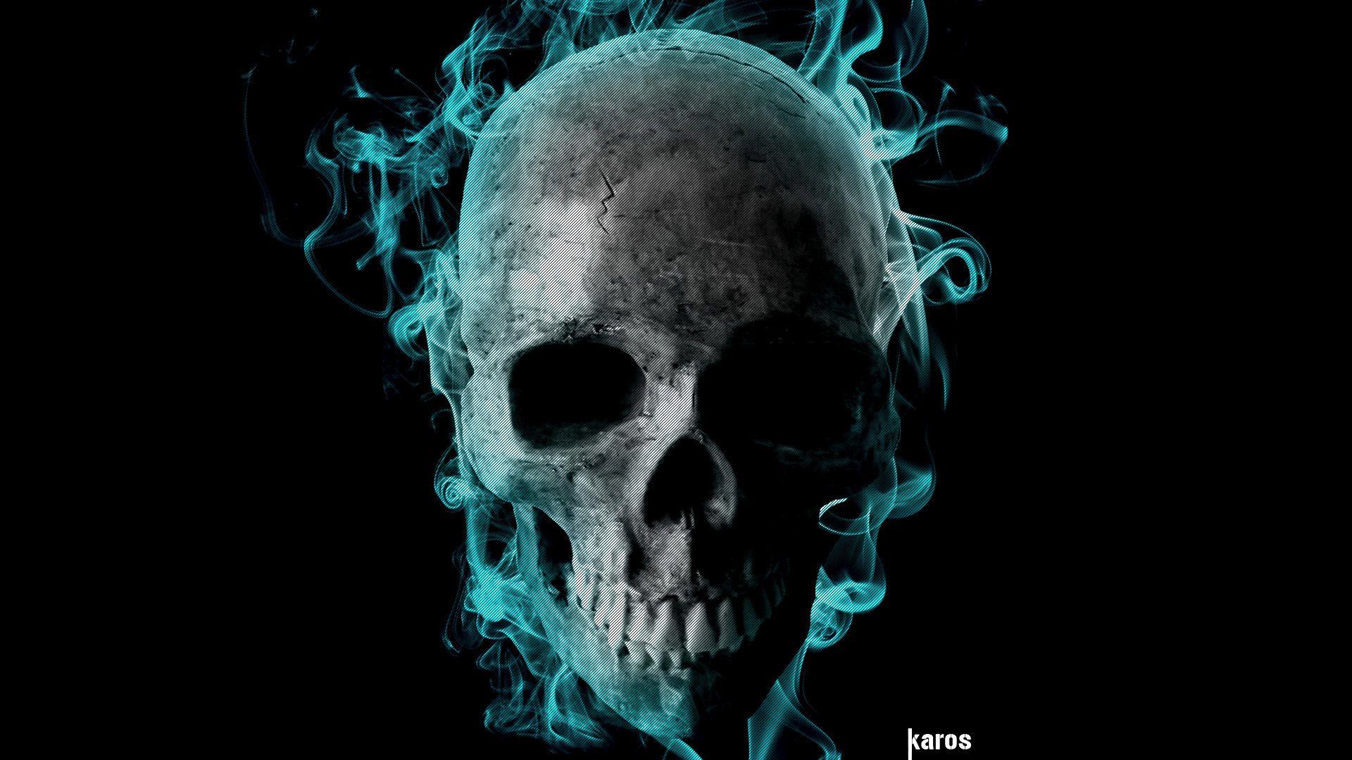 Burning Skull Wallpapers Wallpaper Cave