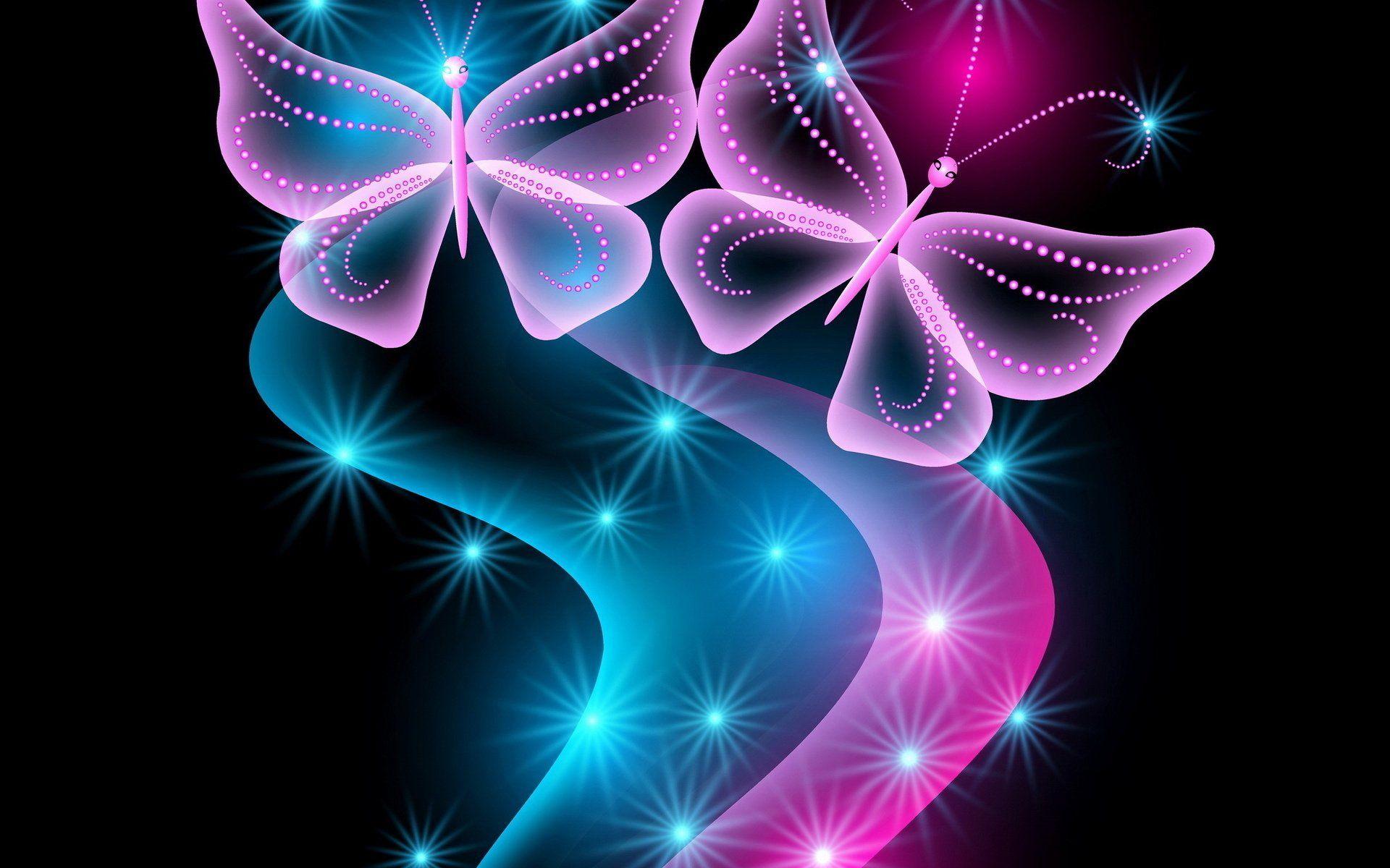 Black And Pink Butterflies Wallpapers Wallpaper Cave