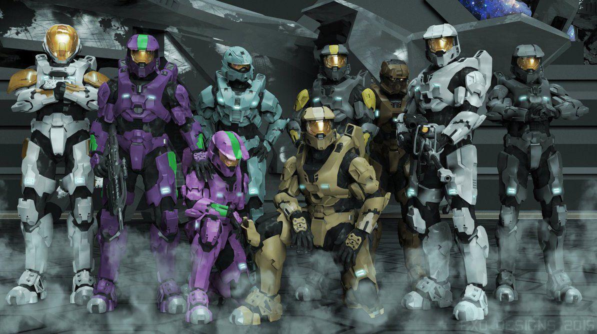 Halo Red Vs Blue Project Freelancer Wallpapers Wallpaper Cave