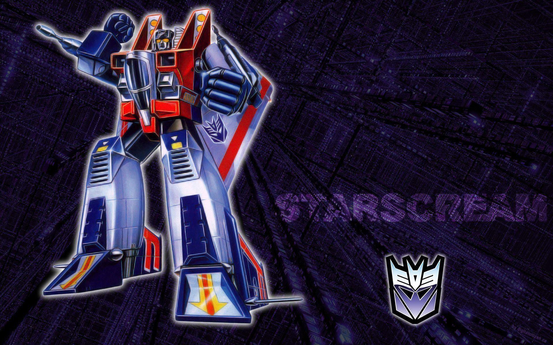 Transformers G1 Digital HD Starscream Wallpapers Wallpaper Cave