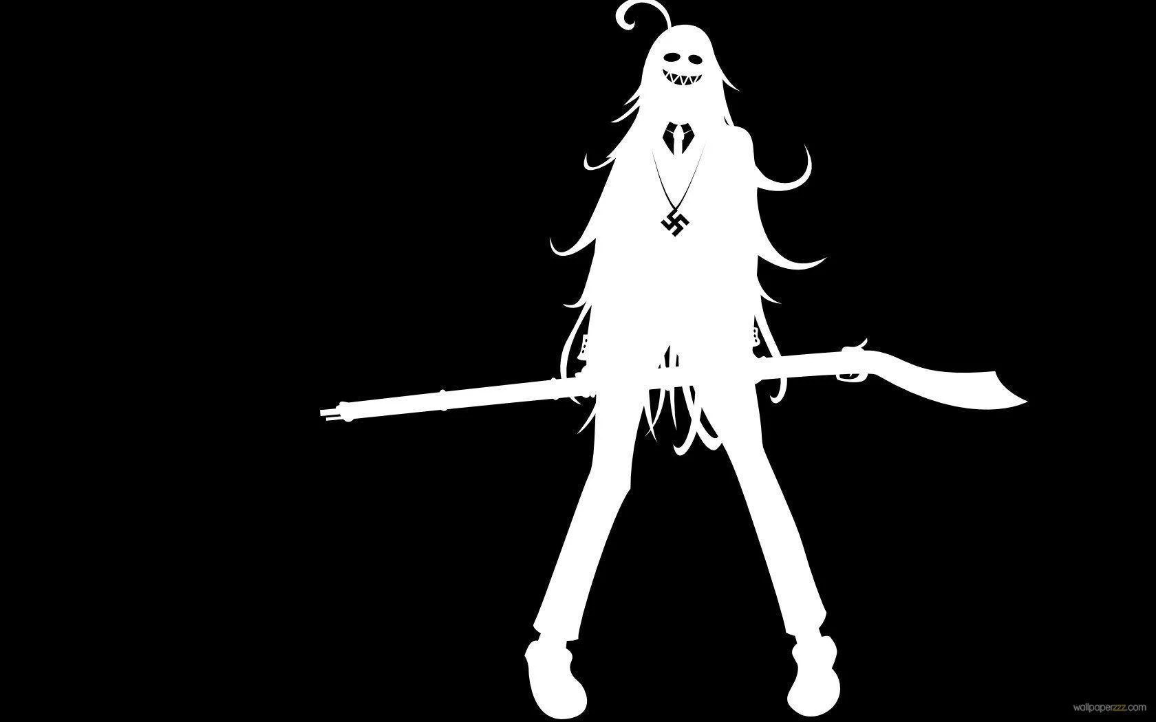 Black And White Anime Wallpapers Wallpaper Cave