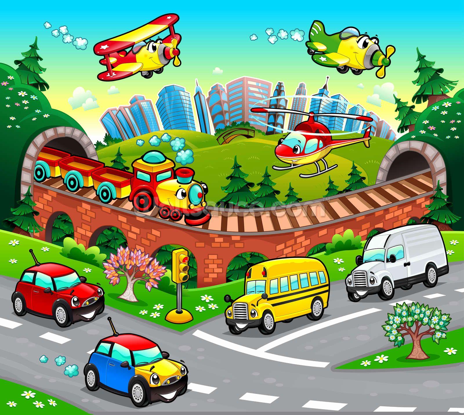 Cartoon Cars Wallpapers Wallpaper Cave