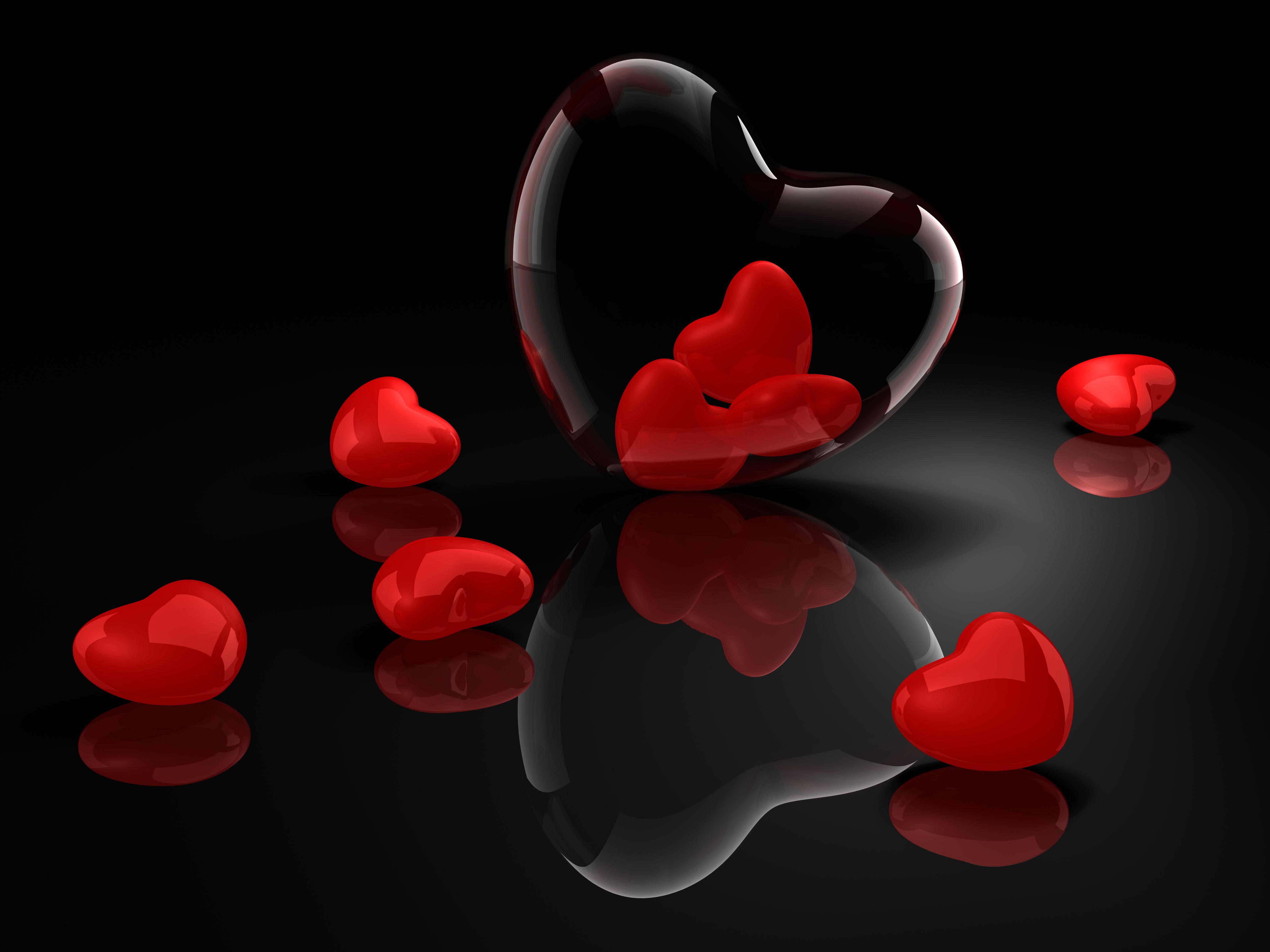 Heart 3D Wallpapers Wallpaper Cave