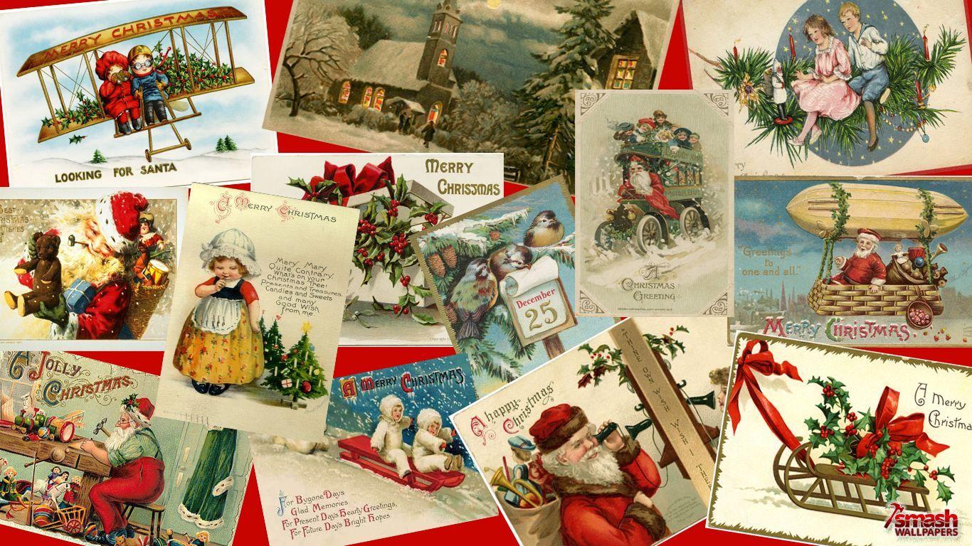Vintage Christmas Wallpapers Wallpaper Cave