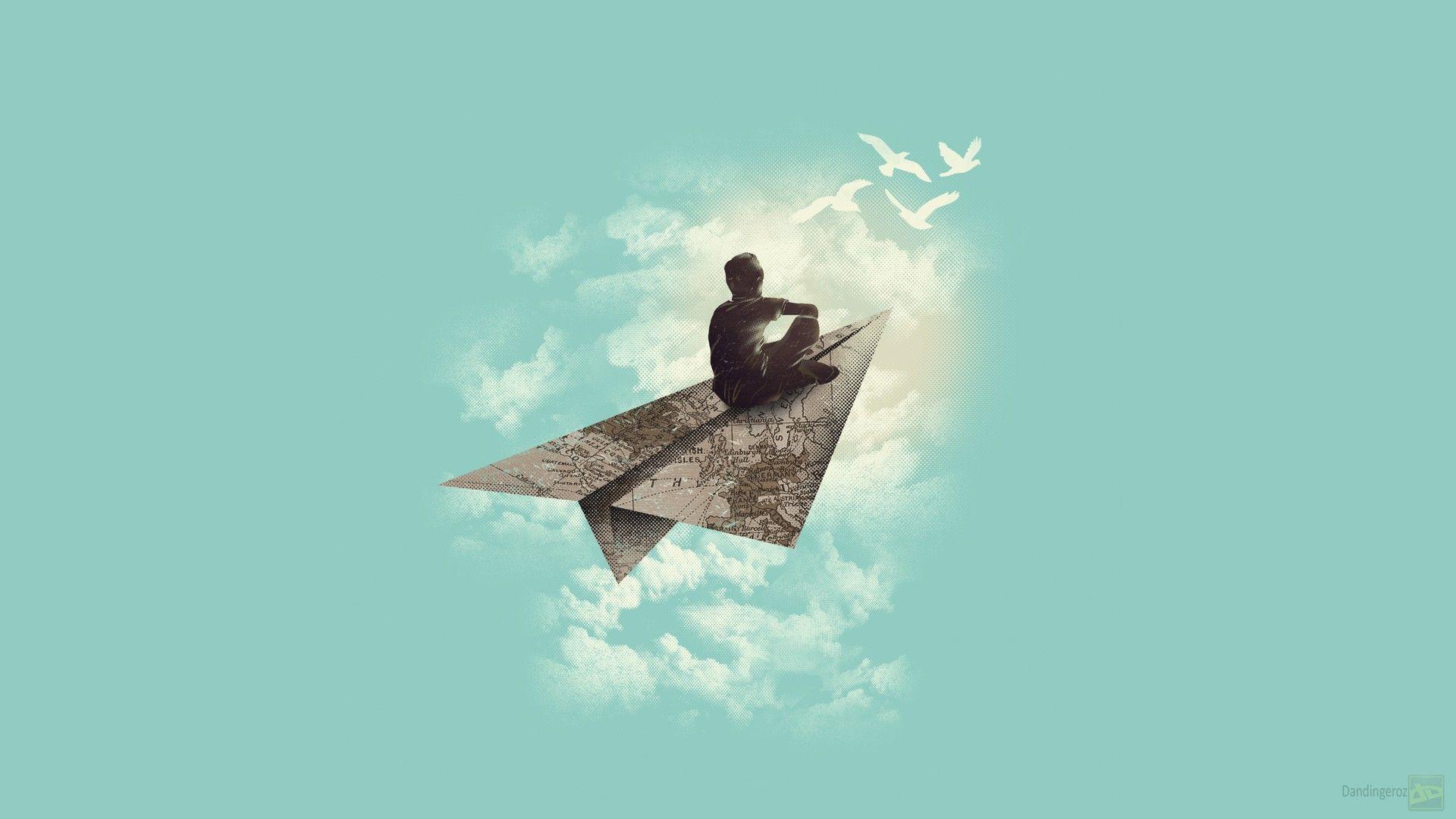 Paper Airplane Wallpapers Wallpaper Cave