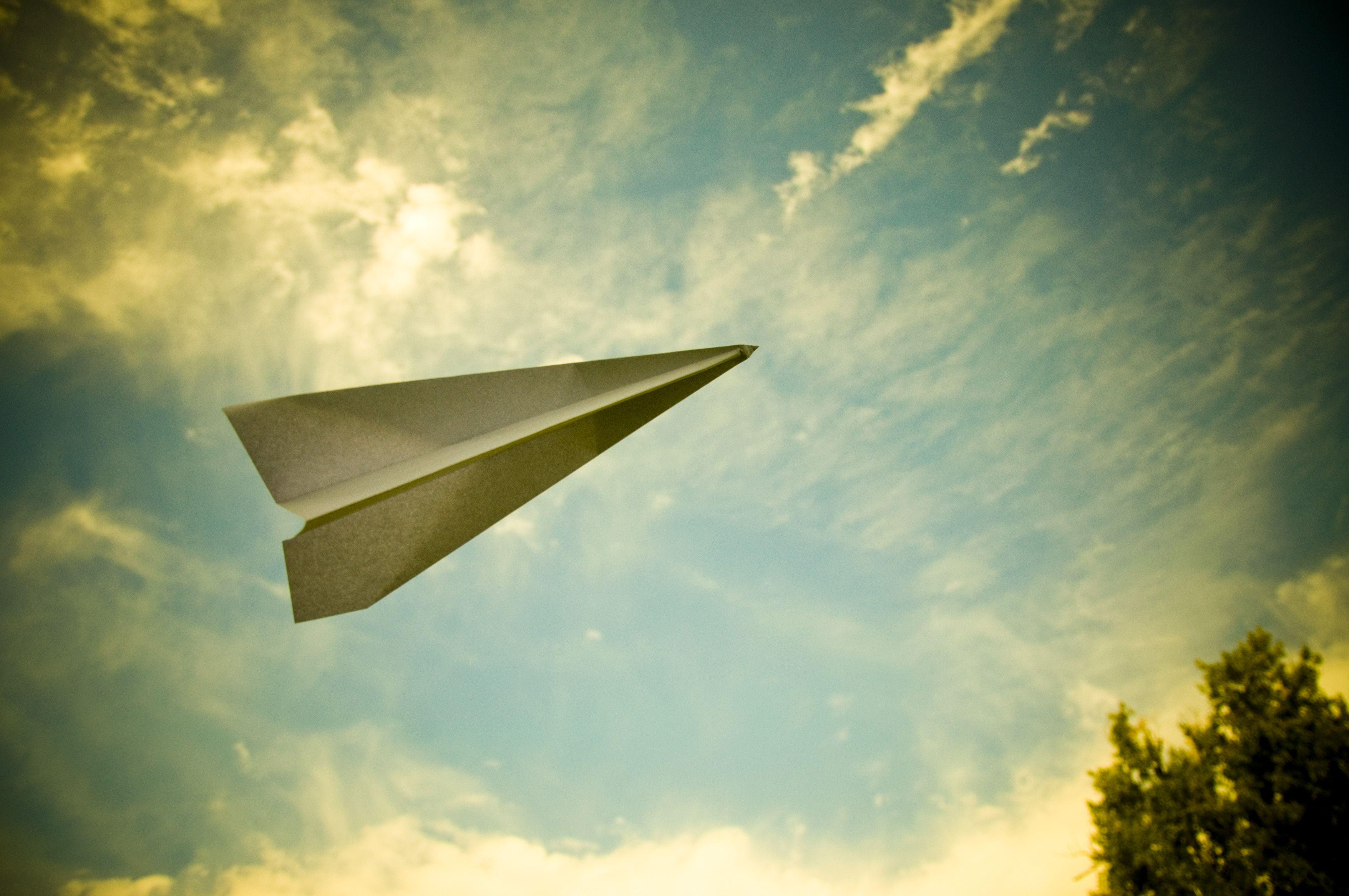Paper Airplane Wallpapers Wallpaper Cave
