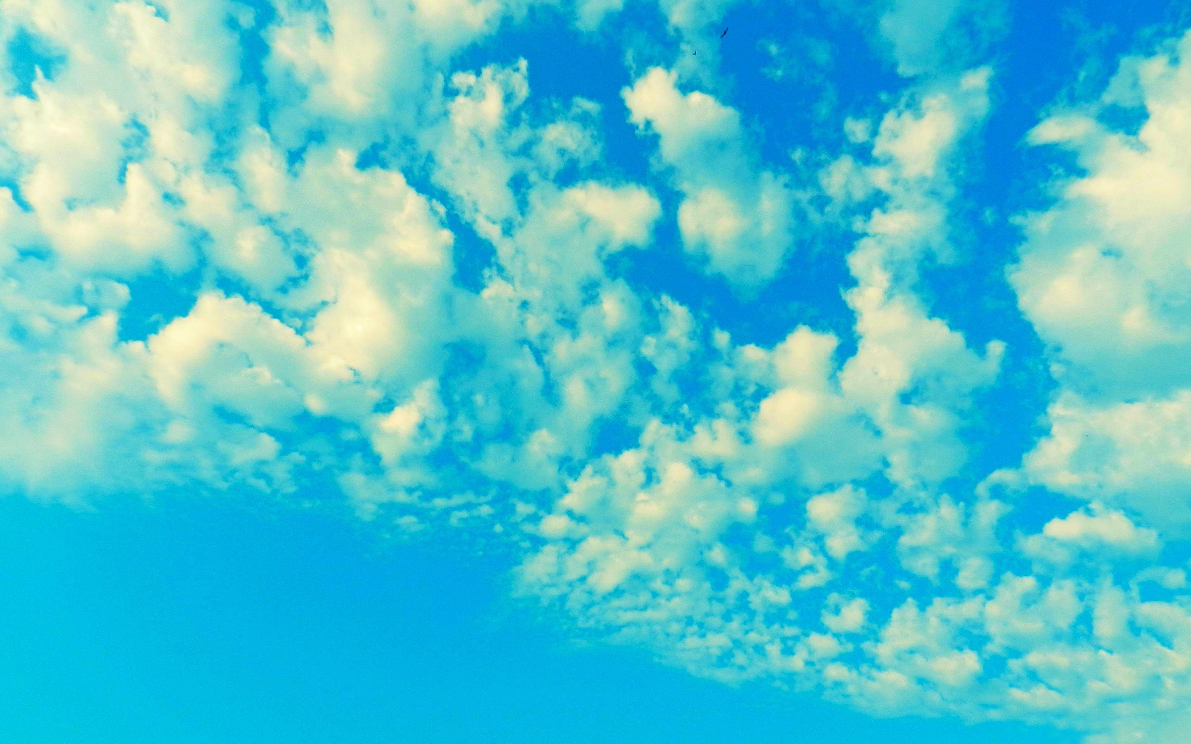 Blue Sky With Clouds Wallpapers Wallpaper Cave