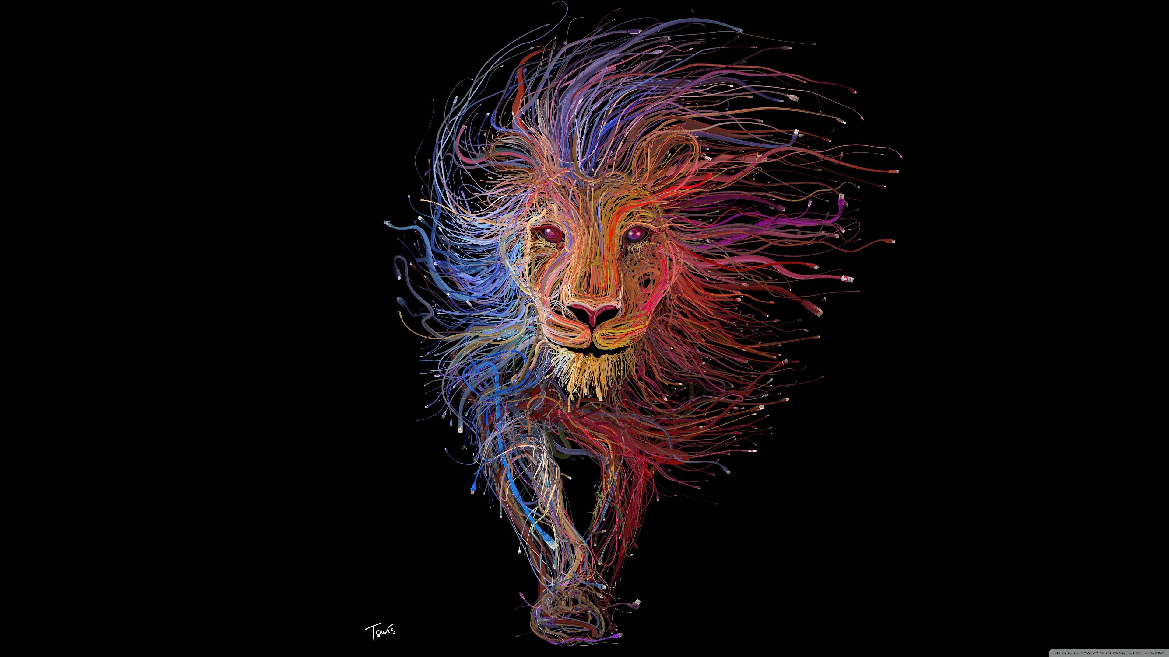 Abstract Lion Wallpapers Wallpaper Cave