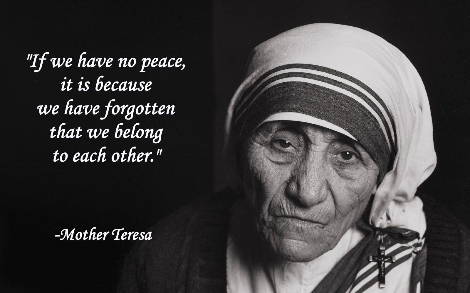 Mother Teresa Wallpapers Wallpaper Cave