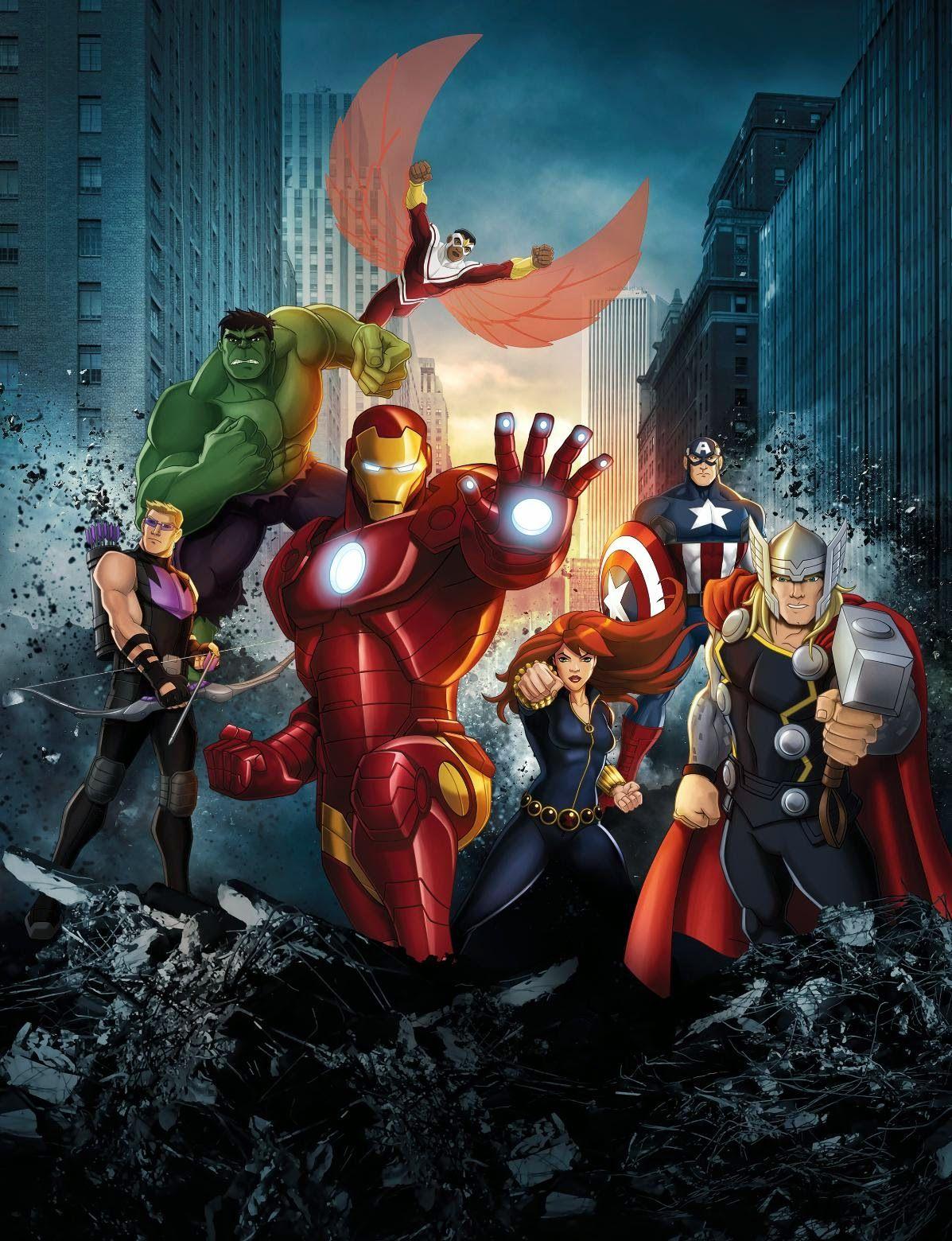 Avengers Cartoon Wallpapers Wallpaper Cave