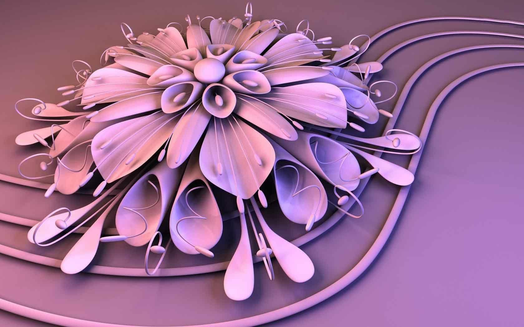 3D Flower Wallpapers Wallpaper Cave