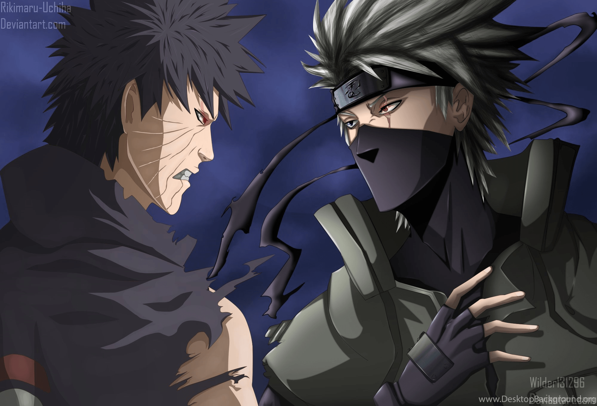 Kakashi And Obito Wallpapers Wallpaper Cave
