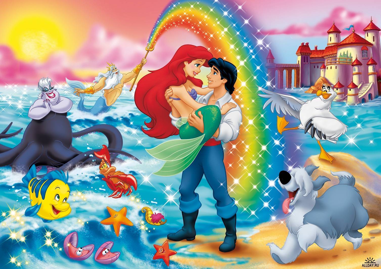 Little Mermaid Wallpapers Wallpaper Cave
