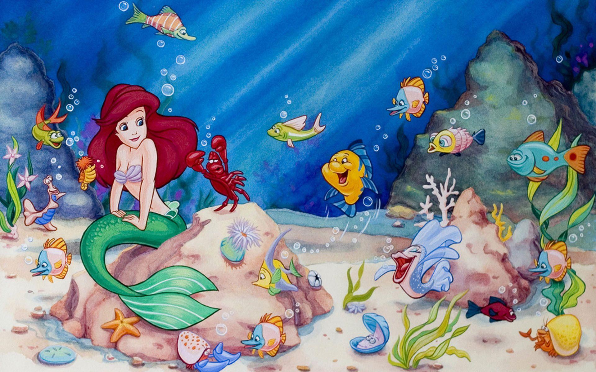 Little Mermaid Wallpapers Wallpaper Cave