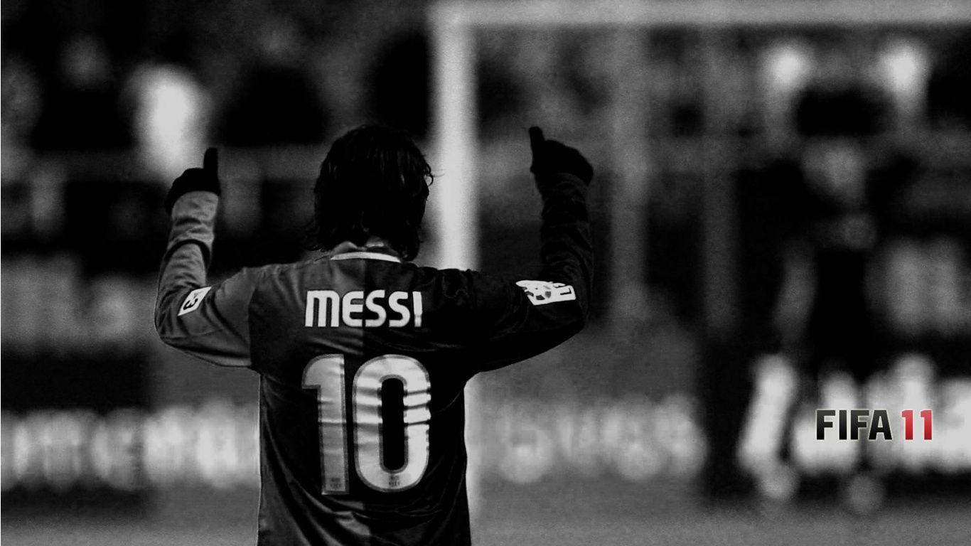 Black And White Wallpapers Of Messi Wallpaper Cave
