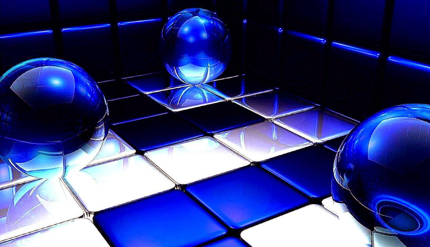 3D Blue Wallpapers Wallpaper Cave