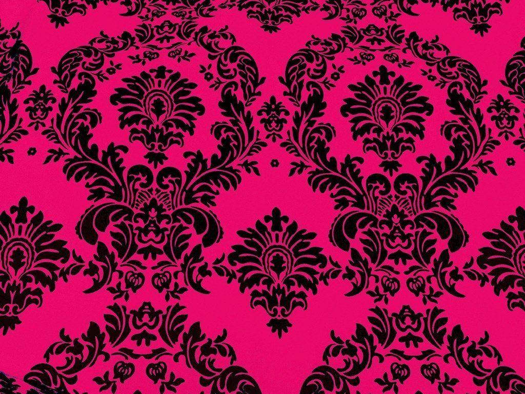 Fuschia Pink And Black Backgrounds Wallpaper Cave
