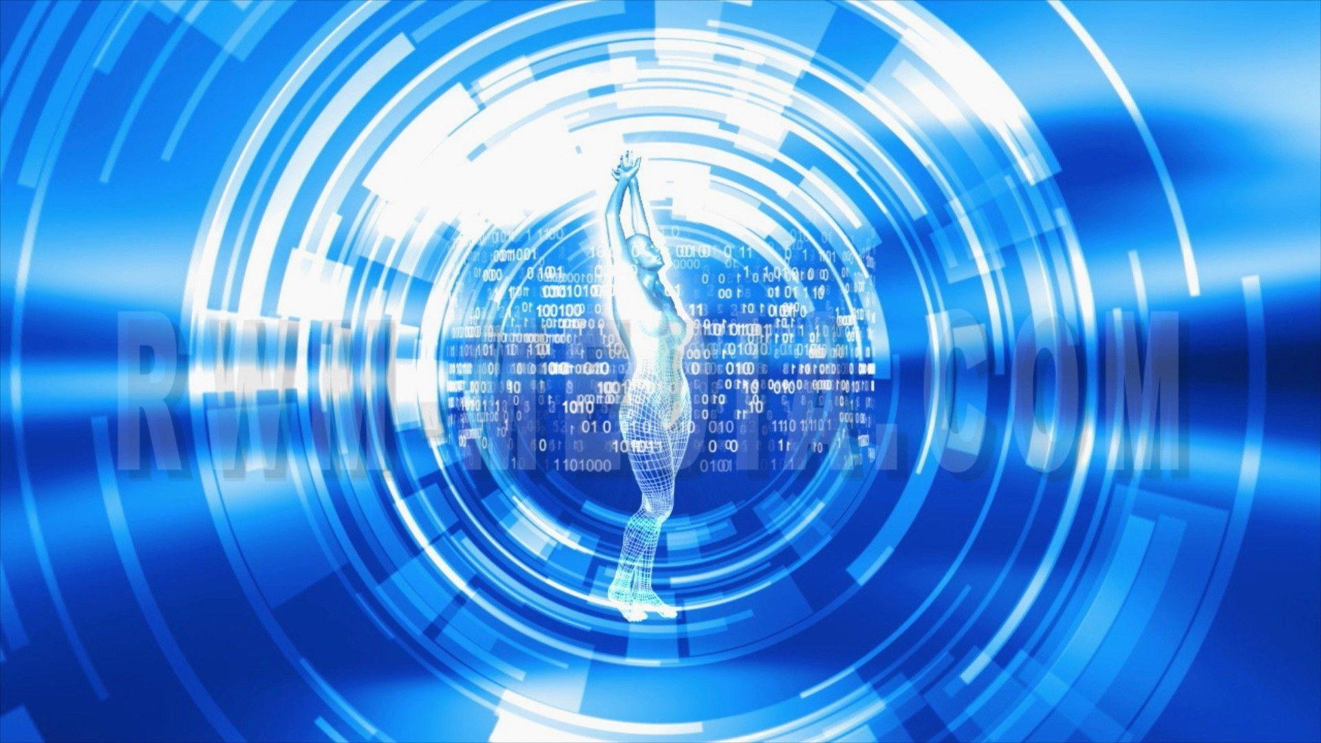 Blue Techno Wallpapers Wallpaper Cave