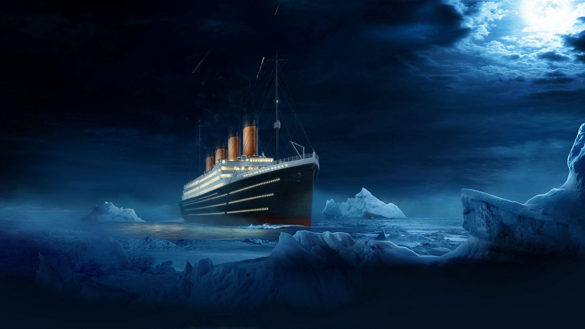Titanic Sinking Wallpapers Wallpaper Cave