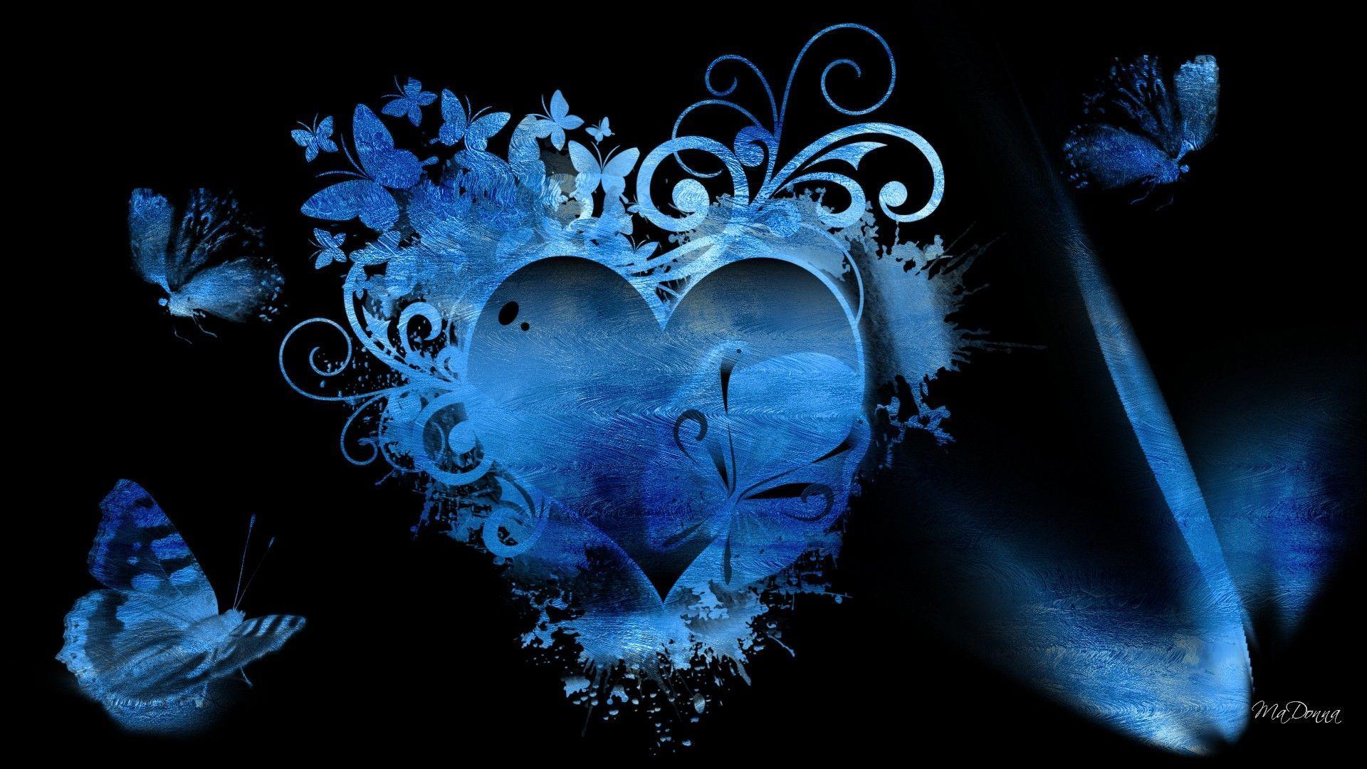 Blue Heart HD Wallpapers Wallpaper Cave